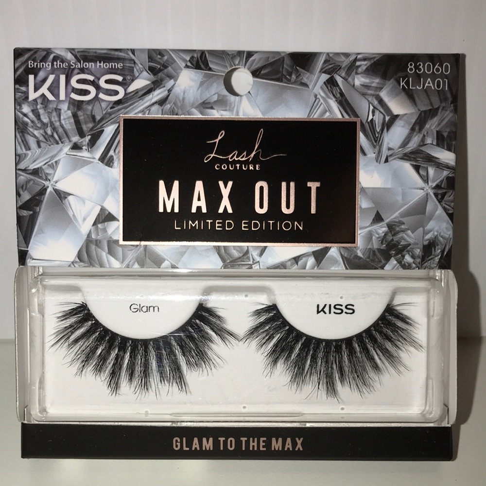 KISS Lash Couture Max Out Limited Edition Black Lashes NEW